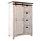 Homeroots 54" Brown And White Solid Wood Four Drawer Combo Dresser 524567 - alternate 1