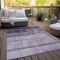 Homeroots 10' X 14' Purple Ombre Washable Indoor Outdoor Area Rug 563672 - alternate 5