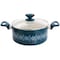 Spice By Tia Mowry Savory Saffron 7 Piece Nonstick Aluminum Cookware Set with Nylon Utensils in Teal 96237.07RR - alternate 6