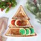 Martha Stewart Ceramic Gingerbread Tree 3 Sectioned Tidbit Tray in Brown 140233.01 - alternate 6