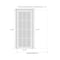 Sartodoors Sliding French Pocket Door 24 x 96 inches with, Planum 0040 White Silk with Black Glass, Kit Trims PLANUM0040PD-WS-2496 - alternate 4