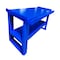 American Hawk Industrial Automotive Transmission Table With Shelf - Blue, Shop Table with Liquid Runoff Tray WDT-1K-BLU - alternate 3