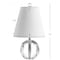 Jonathan Y Goddard 16" Crystal Ball/Metal LED Table Lamp, Clear JYL2079A - alternate 7