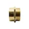 Firesafe 2-1/2" Female NH/NST X 1-1/2" Male NH/NST Brass HEX Fire Hose / Hydrant Adapter 8612033 - alternate 6