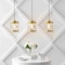 Jonathan Y Marelle 6.5" 1-Light Farmhouse Industrial Iron Filigree Caged Jar LED Pendant, Gold Painting, 3PK JYL7909A-SET3 - alternate 8