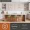 Vaxcel Marion 1-Light Mystic Gold Mid-Century Modern Pendant with White Fabric Shade P0435 - alternate 4