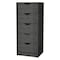 Homeroots 18" Gray Five Drawer Standard Chest 552268 - alternate 7