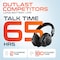 Delton Wireless Active Noise Cancelling Bluetooth Stereo Computer Headphones/Headset, Black M201 - alternate 7