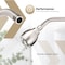 Supplygiant Shower Arm 6 in Stainless Steel Wall Mounted Shower Arm, 1/2 in Threaded IPS, Brushed Nickel Finish 74-TB8-O - alternate 6