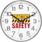 Infinity Instruments Prosaic ITC Practice Safety Wall Clock, Black, 12 in 14529BK-4587 - alternate 1