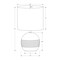 Monarch Specialties Lighting, 15"h, Table Lamp, Beige Resin, Beige Shade, Contemporary, Modern I 9792 - alternate 3