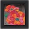 Homeroots Blooms on Black II 2 Black Framed Print Wall Art 405115 - alternate 5