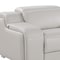 Homeroots 169" Light Gray Italian Leather Reclining USB Sofa 632874 - alternate 7