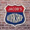 Signmission Jacob's Workshop, 6 Inch X 6 Inch, Plastic Sign SHI-P-6-489-JACOB - alternate 3