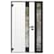 Vdomdoors Aluminum Door Cynex 6113 Natural Oak Entry Steel Metal Modern Painted W36+14xH80 Right Inswing CYNEX6113EXD-OAK-W36+14xH80-RH-I - alternate 5
