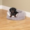 Slumber Pet Cuddler Bed, 16 in L, Polyester Cover, Gray, Machine Wash Cold on Gentle Cycle, Tumble Dry Low ZW9087 11 - alternate 5