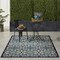 Homeroots 5' X 8' Navy Blue And Ivory Trellis Indoor Outdoor Area Rug 546669 - alternate 7