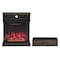 Edendirect 25 in. Freestanding with 3-Sided glass Electric Fireplace in Brown ZR-W1769134114 - alternate 5