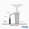 Plumb Pak 5/8'' x 1/2'' Gray Dishwasher Air Gap PP855-69 - alternate 6