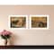 Homeroots Set Of Two Call of the Wild 1 White Framed Print Wall Art, 2PK 407193 - alternate 2