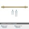 Amerock Winsome 7-9/16 inch 192mm Center-to-Center Golden Champagne Cabinet Pull BP36768BBZ - alternate 4