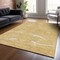 Homeroots 8' X 10' Gold Charcoal And Ivory Abstract Washable Indoor Outdoor Area Rug 601059 - alternate 5