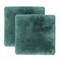 Homeroots Set Of Two 17" X 17" Emerald Linen Solid Color Dining Chair Pad 480442 - alternate 1