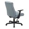 Office Star Products Exec Seating Faux Leather Mid Back Managers Office Chair, Charcoal Grey FL91201-u42 - alternate 6