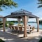 Sunjoy 14x12 Kingston PC Top Rectangular Gazebo A10204386000 - alternate 1