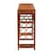 Bali & Pari Wahid Marbled Tortoise Natural Rattan Console Table 268-14748-ZORO - alternate 6