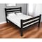Homeroots Brown Solid Wood Twin Bed Frame 546943 - alternate 1