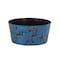 Homeroots 12in Blue Recycled Plastic Indoor Outdoor Round Pot Planter 488305 - alternate 1