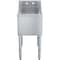 Amgood 1 bowl, Freestanding, 304 Stainless Steel, 14 in. W x 19 in. L x 33 in. H AMG SINK BAR S1C-101410-NF-Z - alternate 6