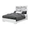 Global Furniture Usa Contemporary Naomi Silver Marble  Full Bed With Led NAOMI-SILVER MARBLE-FB W/ LED - alternate 2
