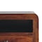 Homeroots 18" Chestnut Solid Wood One Drawer Floating Nightstand 653829 - alternate 12