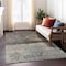 Homeroots 3' X 5' Coffee Black And Beige Abstract Washable Indoor Outdoor Area Rug 606086 - alternate 9