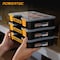 Powertec Small Parts Organizer & Tool Box - 10 Compartments, Stackable with Removable Divider - 3PK 72117-P3 - alternate 6