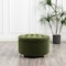 Niche Knight 28 in Large Round Pintucked Storage Ottoman with Lift off lid - Emerald Green N6270EG - alternate 7