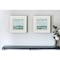 Homeroots Set of Two 19" X 19" White and Blue Ocean Wall Decor, 2PK 365263 - alternate 4