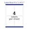 Avery Shipping Labels with Sure Feed fo, PK100 6878 - alternate 5