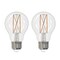 Bulbrite 40W Equivalent Warm White Light A19 Dimmable LED Filament Light Bulb, 2PK 860997 - alternate 1