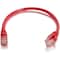 C2G 6IN CAT6 SNAGLESS UTP CABLE-RED 955 - alternate 4