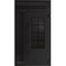 Vdomdoors Aluminum Door Iron 0101 Black Entry Steel Metal Classic Painted 48 x 92 (36+12 x 80+12)-Left Inswin IRON0101EXD-BLK-W36+12xH80+12-LH-I - alternate 4