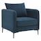 Office Star Products Newhaven Accent Chair, Navy NWN-S76 - alternate 1