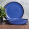 Gibson Home Rockabye 4 Piece 10.7 Inch Melamine Dinner Plate Set In Blue 136600.04 - alternate 5