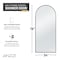 Anzzi Ember Series 74x 34in Framed Arch Fixed Shower Screen Door, Matte Black, 8mm Tempered Clear Glass SD-AZ18-01MB - alternate 18