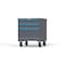Strong Hold 3 drawer cabinet - (2x 5in, 1x 12in) - Blue accents - Keyed Alike S3036-PCAAS-0304FS - alternate 3