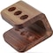 Homeroots Designer Genuine Teak Toothbrush Holder 475847 - alternate 6