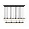 Z-Lite Renaud Matte Black 23 Light Linear Chandelier 827P6-23L-MB-LED - alternate 5