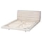 Baxton Studio Alfie Boucle Floating Bed with Channel Tufted Headboard, King 262-14357-ZORO - alternate 7